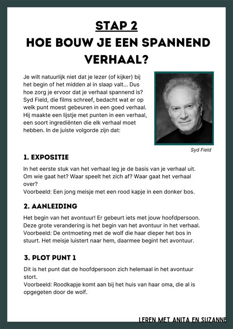 sterk verhaal voorbeeld.